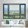 5mm Double Glazing Tempered Glass Aluminium Shutter Window (FT-W108)